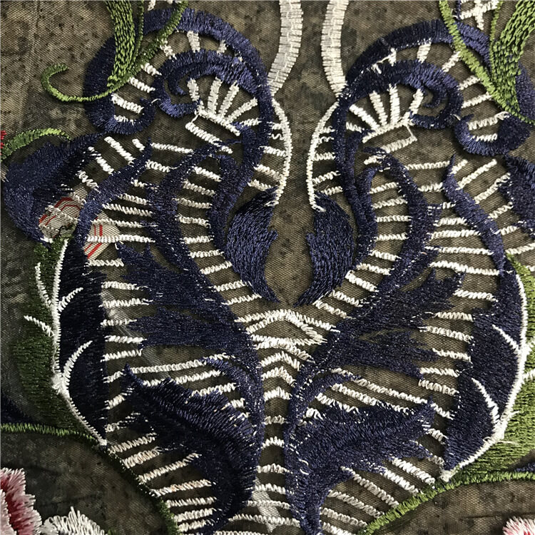 Embroidered Fabric Double Edge Kids Polyester for Women's Wear Wholesa 5